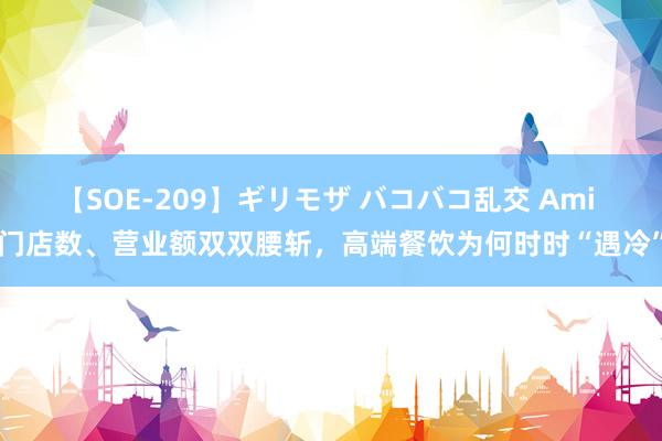 【SOE-209】ギリモザ バコバコ乱交 Ami 门店数、营业额双双腰斩，高端餐饮为何时时“遇冷”